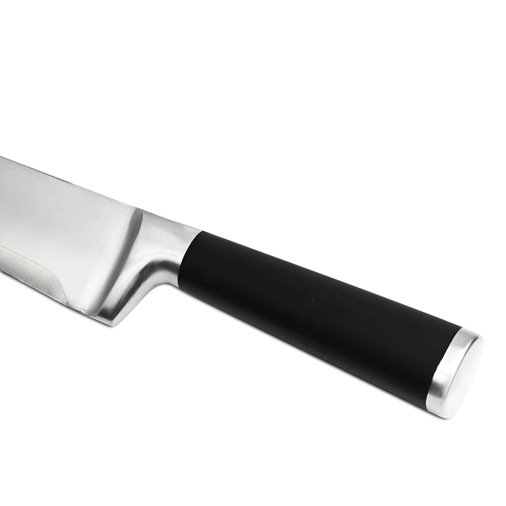Cutit de bucatarie, 20 cm, lama din otel inoxidabil, 56±HRC, taiere precisa si rezistenta indelungata, maner antiderapant Soft-Touch - 4 | YEO