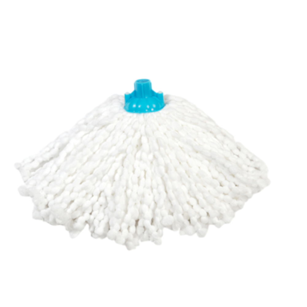 Motek Premium Mop Set with Bucket and 100% Koken Microfiber, 8L Bucket, with automatic drain and high quality materials