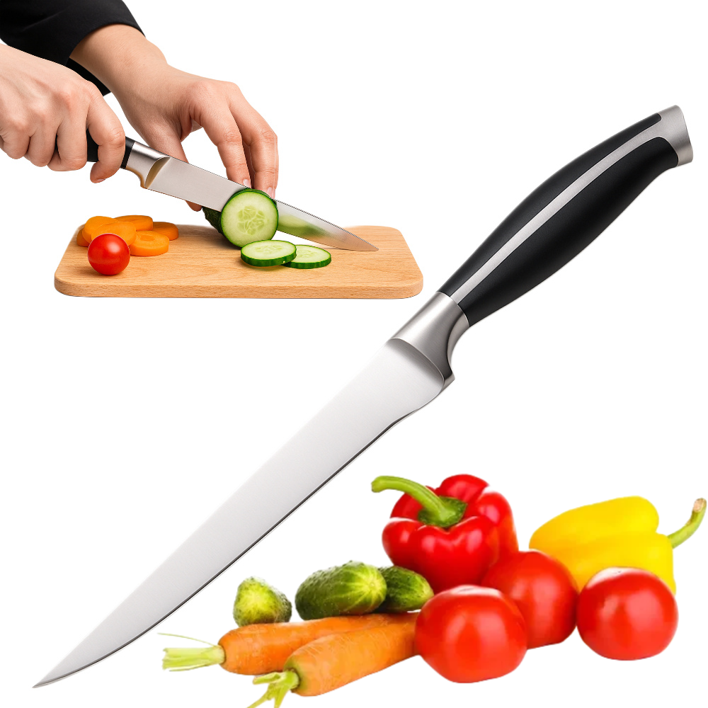 Cutit pentru bucatarie Koken, lama din otel inoxidabil de inalta calitate 16 cm, maner ergonomic antiderapant, taiere precisa si rezistenta indelungata, carne, peste