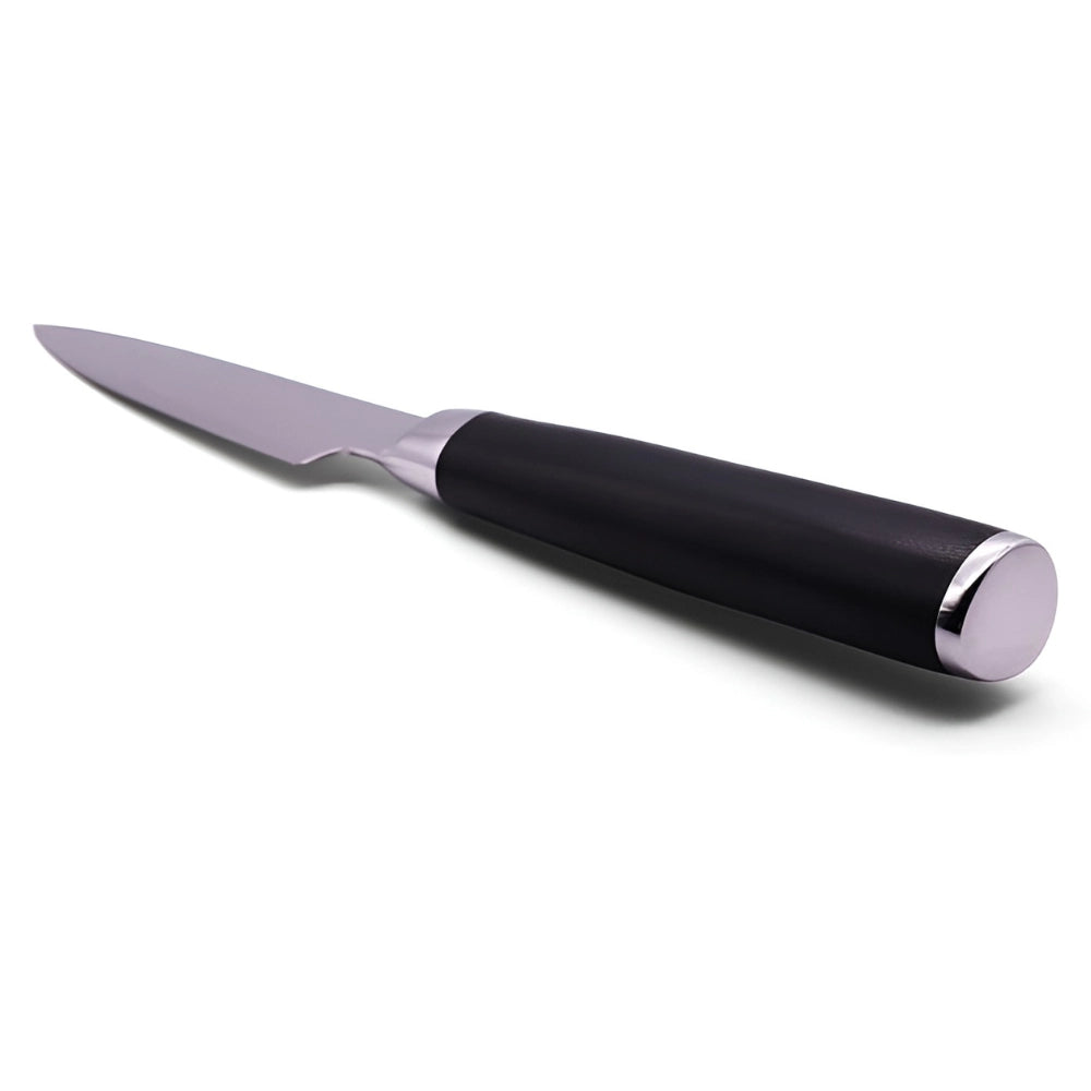 Cutit de bucatarie Koken, Lama din otel inoxidabil, 12 cm, Mâner Ergonomic Antiderapant soft-touch, Taiere precisa si rezistenta indelungata, Cuțit Universal - 3 | YEO
