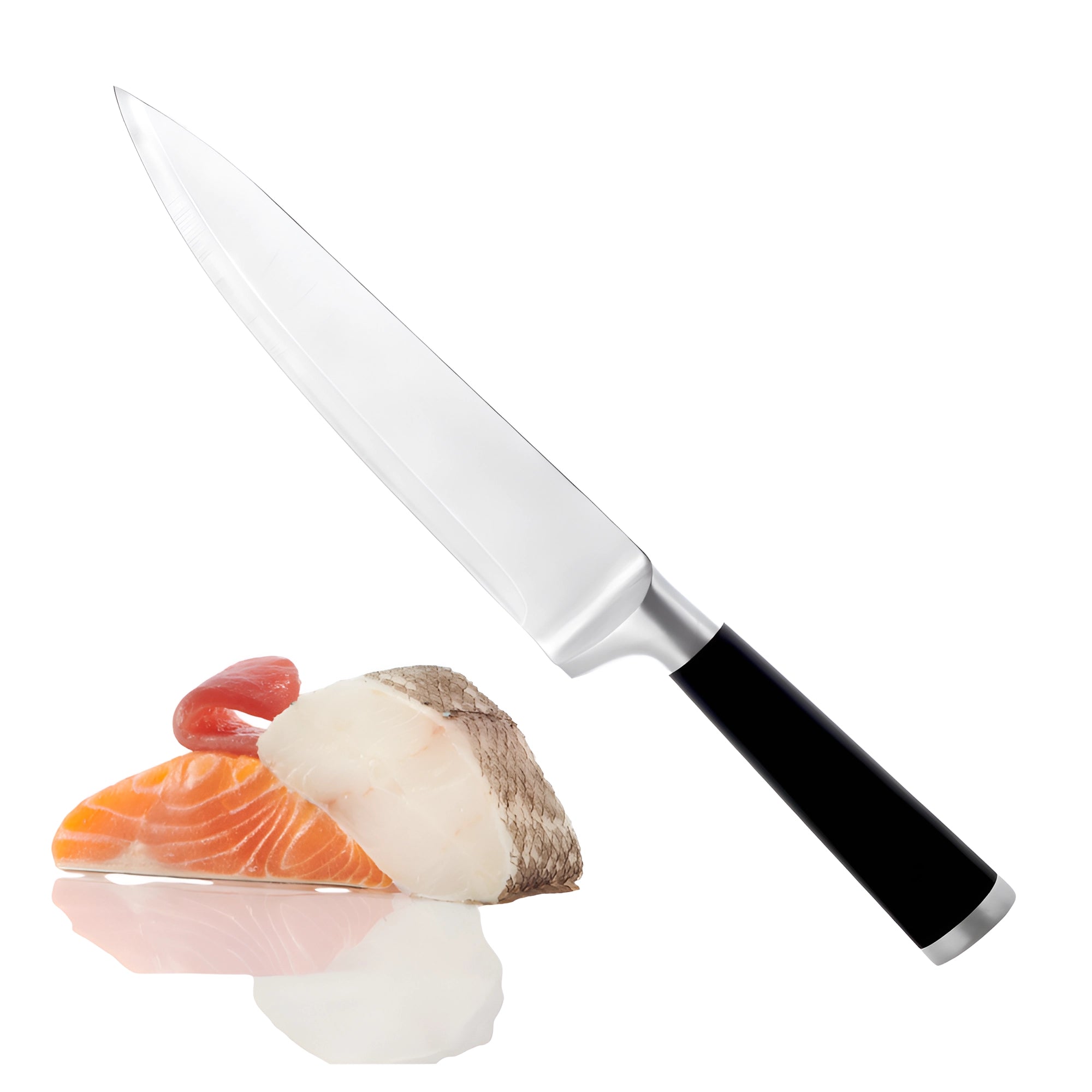 Cutit de bucatarie Koken, Lama din otel inoxidabil, 12 cm, Mâner Ergonomic Antiderapant soft-touch, Taiere precisa si rezistenta indelungata, Cuțit Universal