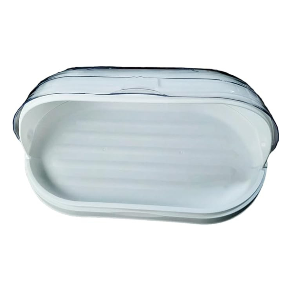 Cutie de Paine Koken, capacitate mare, suport pentru paine cu fereastra, design elegant, asamblare usoara, Plastic PP, Free BPA, 47x27,5x17cm