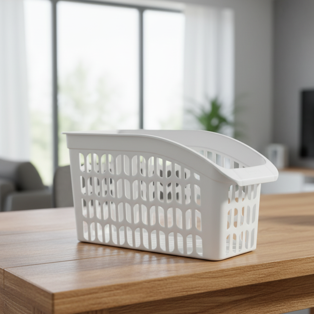 Organizator Frigider Koken, plastic PP, BPA free, cutie pentru cămară, baie, frigider, Multifunctional, 1 Compartiment principal, Potrivit Mașina de Spălat Vase, Alb, 2 dimensiuni disponibile - 5 | YEO