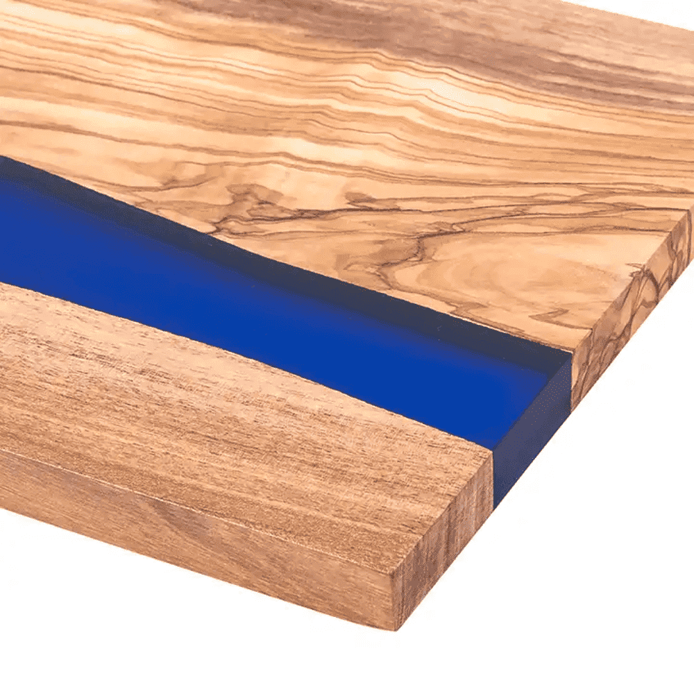 Tocator bucatarie din Lemn de maslin, 23cm x 35 cm, Platou servire cascaval /mezeluri, Koken